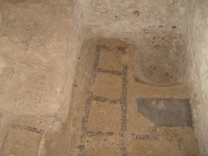 The Holy Family's mikvah.