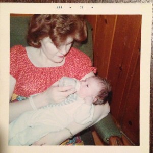 Me and Mom on my 8th Day.