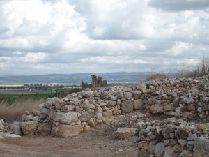 Ruins on Megiddo.