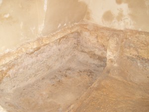 “’Do not be alarmed; you are looking for Jesus of Nazareth, who was crucified.  He has been raised; he is not here!  Look, there is the place they laid him.’”  (Mark 16:6) The Empty Tomb of Christ at The Garden Tomb, Jerusalem.   Photo by JMN, March 2014.   