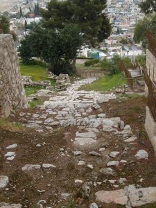The Golden Stairs near Caiaphas' House.