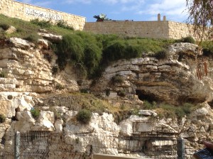 The Place of the Skull at the Garden Tomb.